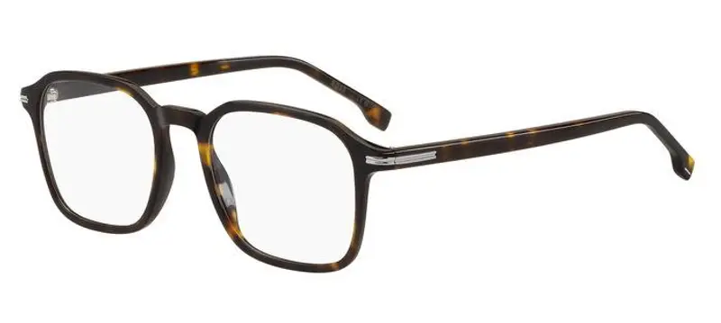 Hugo Boss Uomo BOSS 1629 086 Montature da vista Acetato Havana  Squadrata