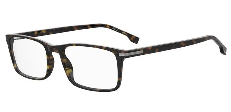 Hugo Boss Uomo BOSS 1630 086 Montature da vista Acetato Havana  Squadrata