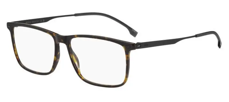 Hugo Boss Uomo BOSS 1642 2OS Montature da vista Acetato Havana  Squadrata