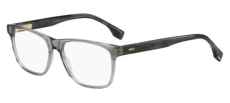 Hugo Boss Uomo BOSS 1646 2W8 Montature da vista Acetato Grigio  Squadrata