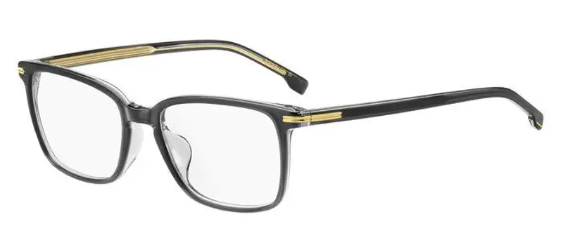 Hugo Boss Uomo BOSS 1670/F KB7 Montature da vista Acetato Grigio  Squadrata
