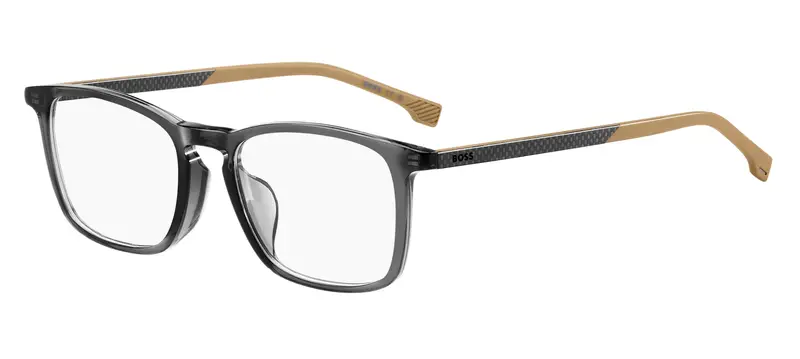 Hugo Boss Uomo BOSS 1716/F KB7 Montature da vista Acetato Grigio  Squadrata Normale