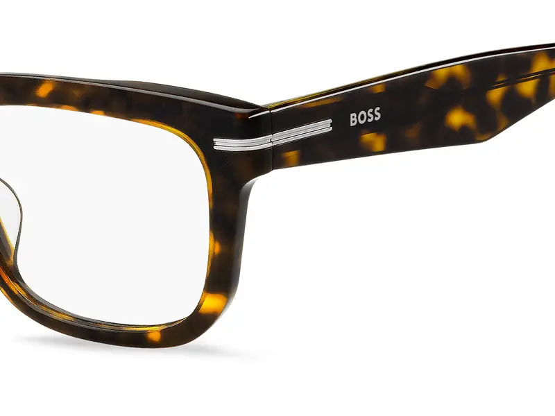 Hugo Boss Uomo BOSS 1746/G 086 Montature da vista Acetato Havana Squadrata Normale miniatura 2