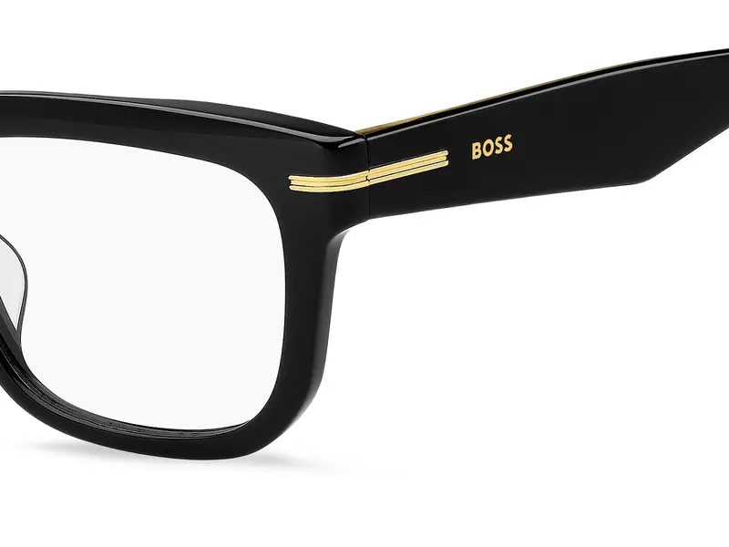 Hugo Boss Uomo BOSS 1746/G 807 Montature da vista Acetato Nero Squadrata Normale miniatura 2