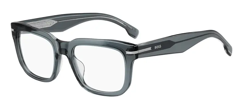 Hugo Boss Uomo BOSS 1746/G KB7 Montature da vista Acetato Grigio Squadrata Normale