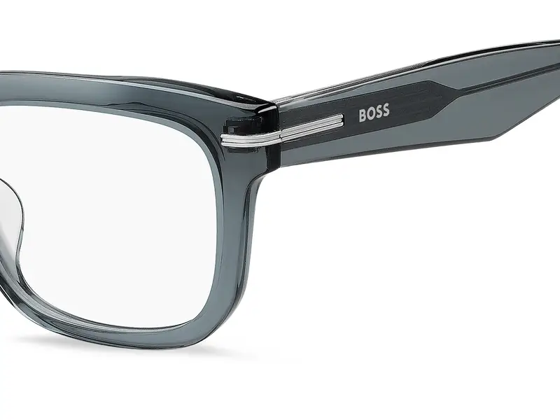 Hugo Boss Uomo BOSS 1746/G KB7 Montature da vista Acetato Grigio Squadrata Normale miniatura 2