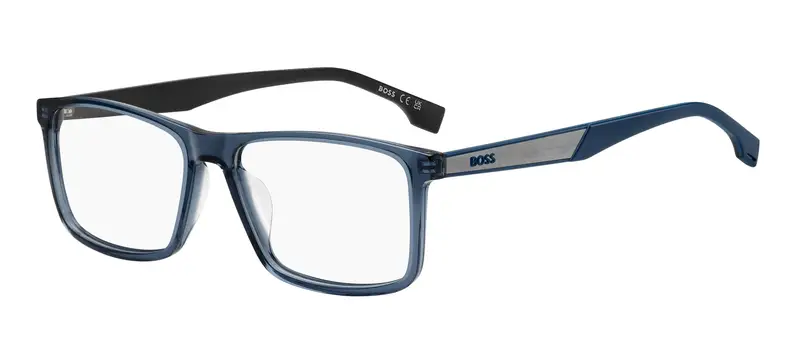 Hugo Boss Uomo BOSS 1768/G PJP Montature da vista Acetato Blu Squadrata Normale