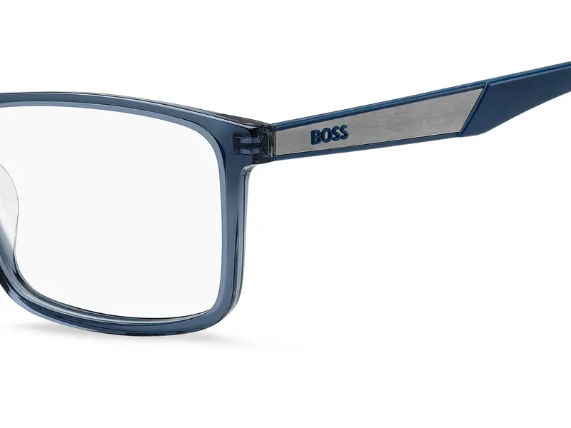 Hugo Boss Uomo BOSS 1768/G PJP Montature da vista Acetato Blu Squadrata Normale miniatura 2