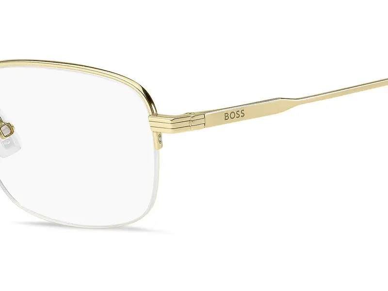 Hugo Boss Uomo BOSS 1799/F J5G Montature da vista Titanio Oro Squadrata Normale miniatura 2