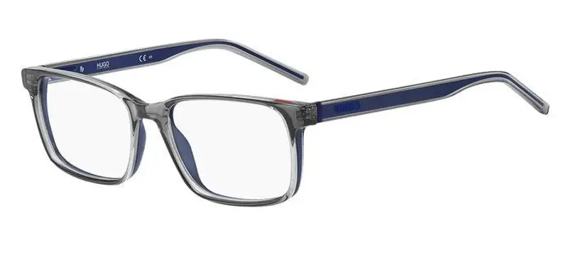 Hugo Boss Uomo HG 1163 KB7 Montature da vista Plastica Grigio Squadrata