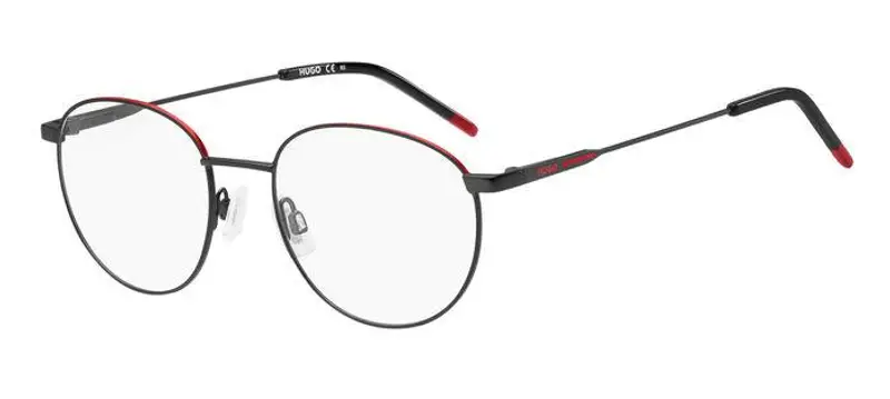 Hugo Boss Uomo HG 1180 BLX Montature da vista Metallo Nero-opaco  Rotonda