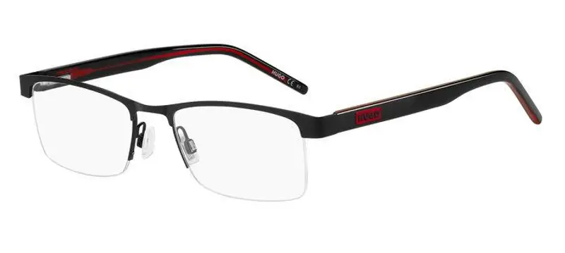 Hugo Boss Uomo HG 1199 003 Montature da vista Acciaio Nero-opaco  Squadrata
