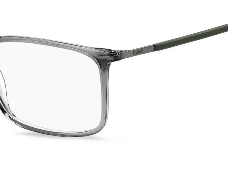 Hugo Boss Uomo HG 1231 HWJ Montature da vista Acetato Grigio scuro Squadrata miniatura 3