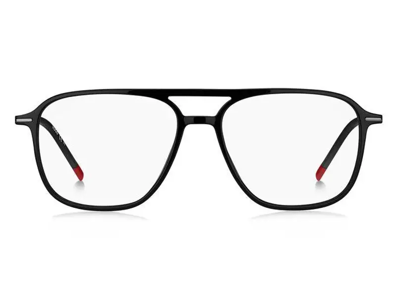 Hugo Boss Uomo HG 1232 807 Montature da vista Acetato Nero Squadrata miniatura 2