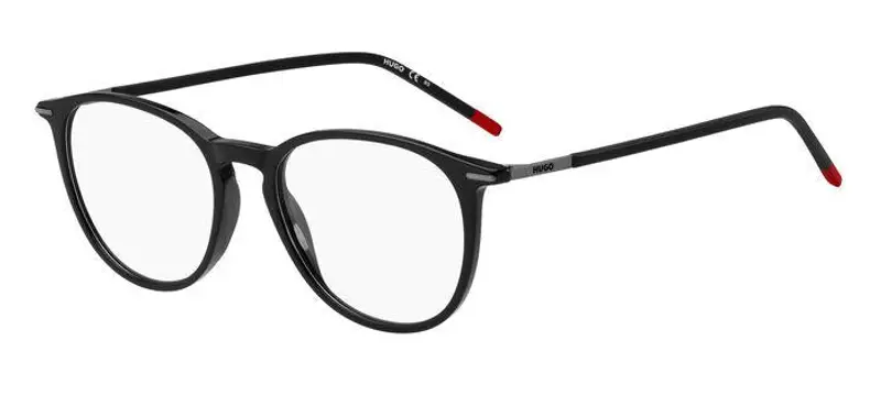 Hugo Boss Uomo HG 1233 807 Montature da vista Acetato Nero  Rotonda