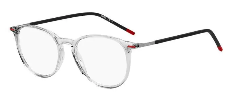 Hugo Boss Uomo HG 1233 900 Montature da vista Acetato Cristallo  Rotonda