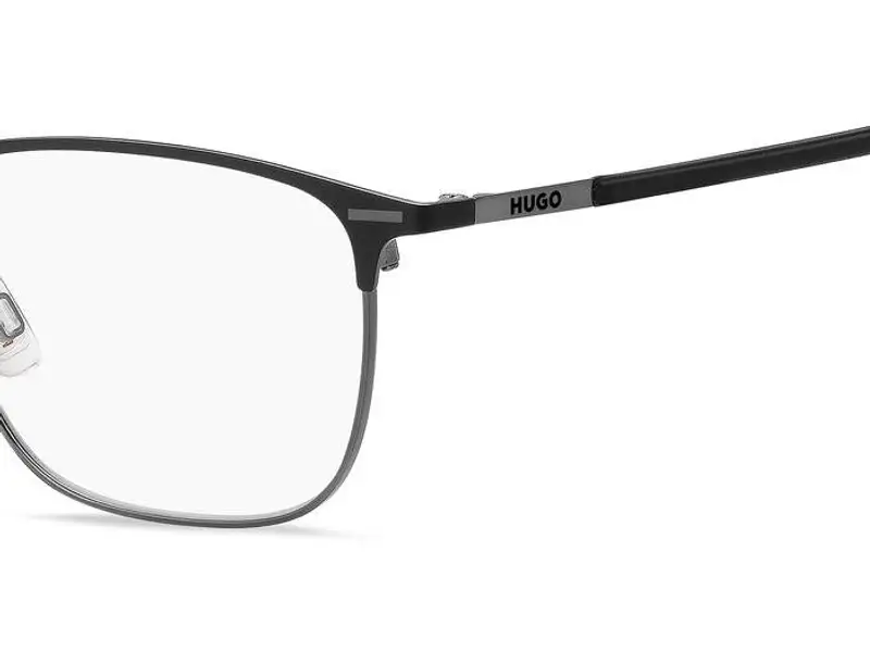Hugo Boss Uomo HG 1235 284 Montature da vista Acciaio Nero/Grigio Squadrata miniatura 3