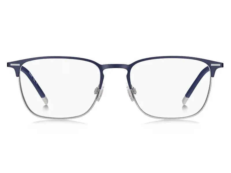 Hugo Boss Uomo HG 1235 B88 Montature da vista Acciaio Blu / Argento Squadrata miniatura 2