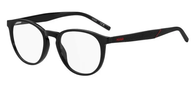 Hugo Boss Uomo HG 1308 807 Montature da vista Iniettato Nero  Rotonda