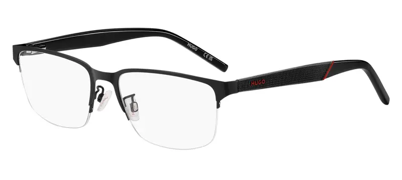 Hugo Boss Uomo HG 1333/G 003 Montature da vista Metallo Nero  Squadrata Normale