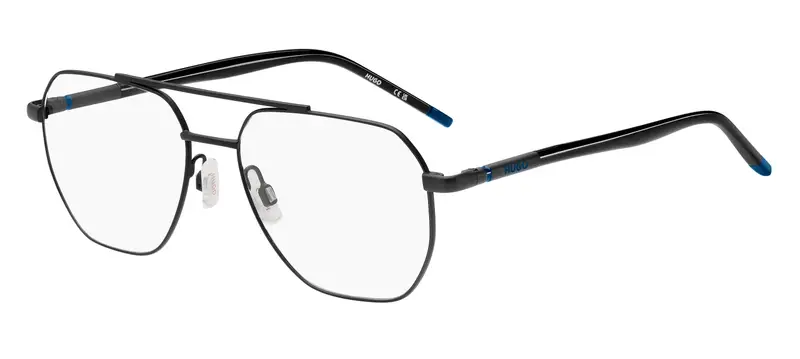 Hugo Boss Uomo HG 1354 003 Montature da vista Metallo Nero  Rotonda Normale
