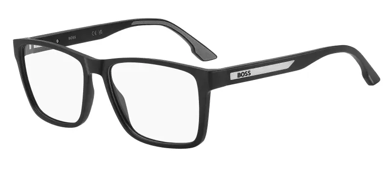 Uomo Hugo Boss BOSS 1909 807 Montature da vista Eco-poliammide Nero Squadrata Normale