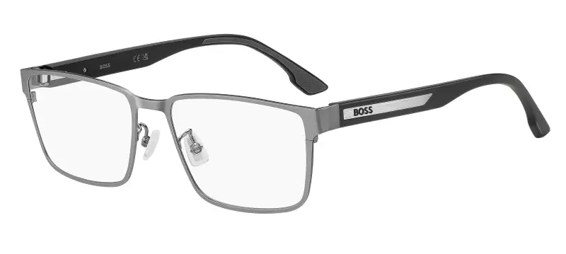Uomo Hugo Boss BOSS 1912/G R81 Montature da vista Metallo Rutenio Squadrata Normale