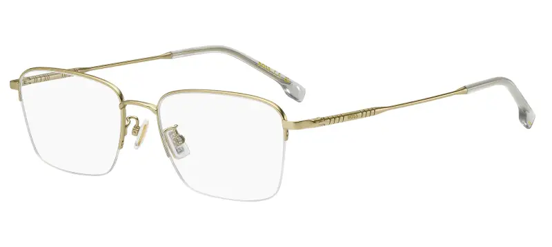 Uomo Hugo Boss BOSS 1928/F AOZ Montature da vista Titanio Oro Squadrata Normale