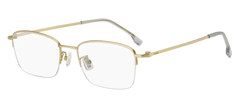 Uomo Hugo Boss BOSS 1932/F AOZ Montature da vista Titanio Oro Squadrata Normale