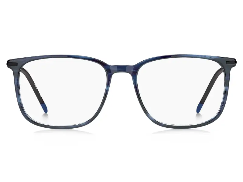Uomo Hugo Boss HG 1407 38I Montature da vista Acetato Blu Squadrata Normale miniatura 2