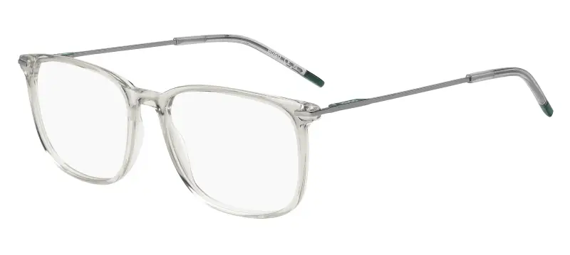 Uomo Hugo Boss HG 1407 KAC Montature da vista Acetato Grigio Squadrata Normale