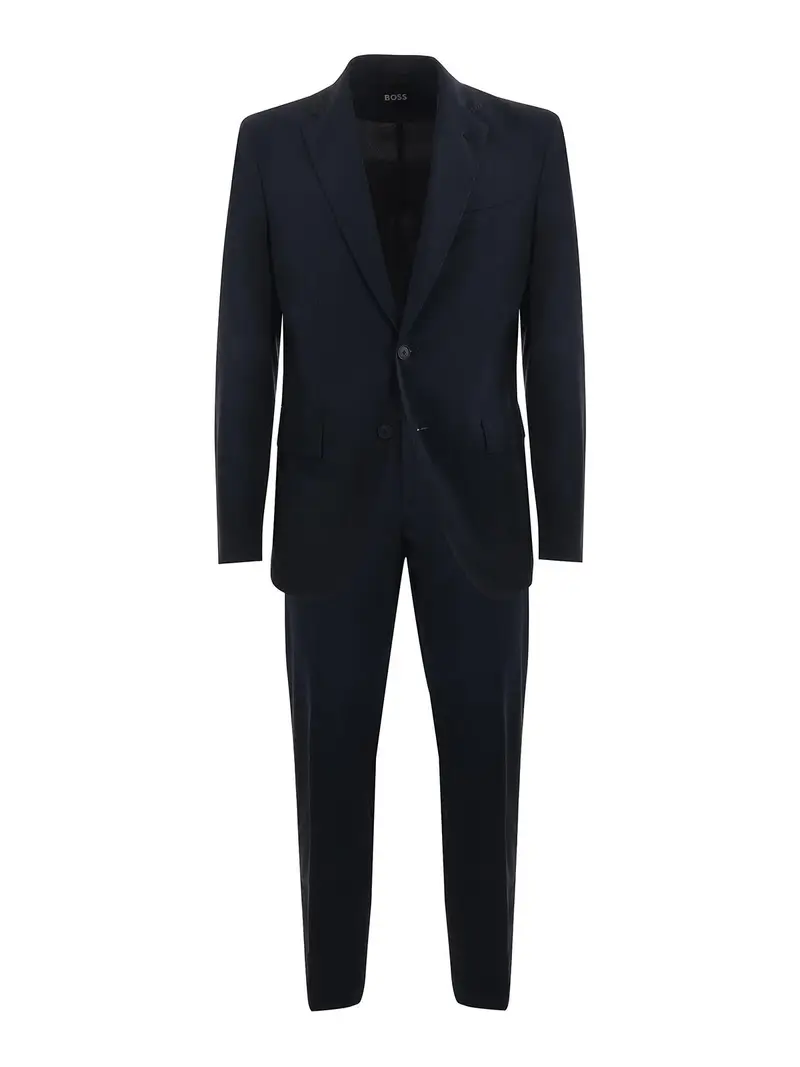 Vestito in lana fresca Blu