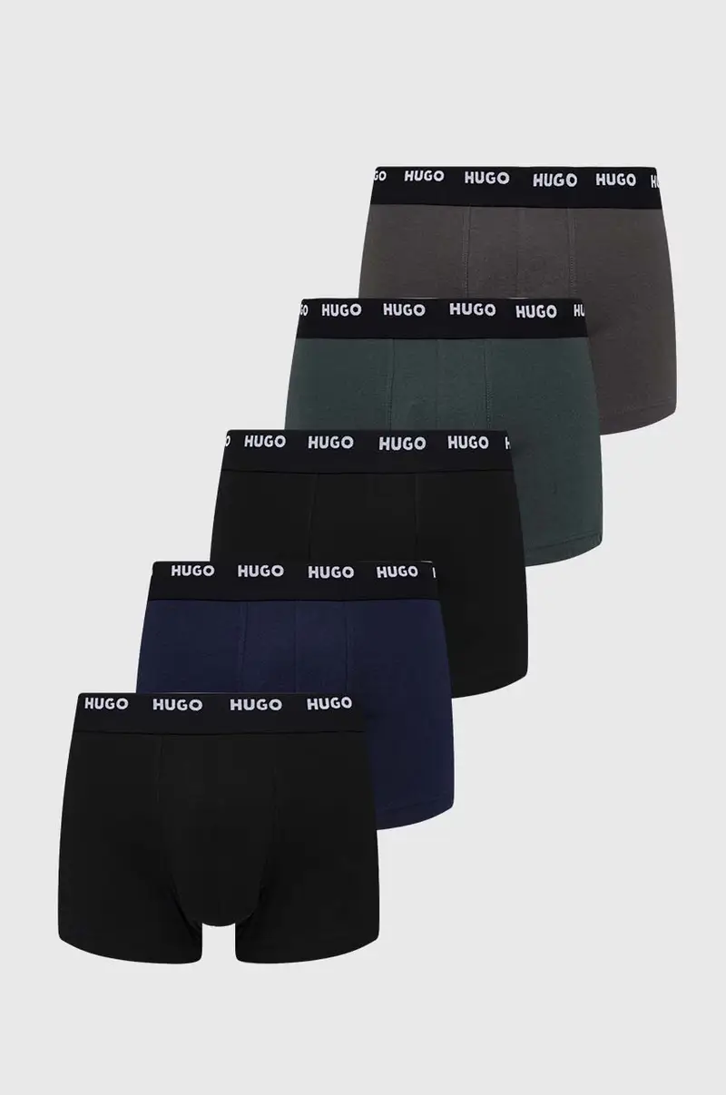 HUGO Boxer Uomo Grigio 3608814