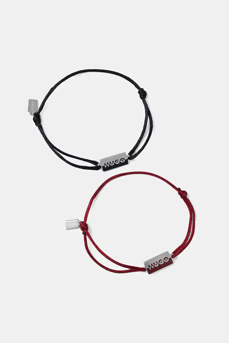 braccialetto pacco da 2 uomo 50549076 Rosso