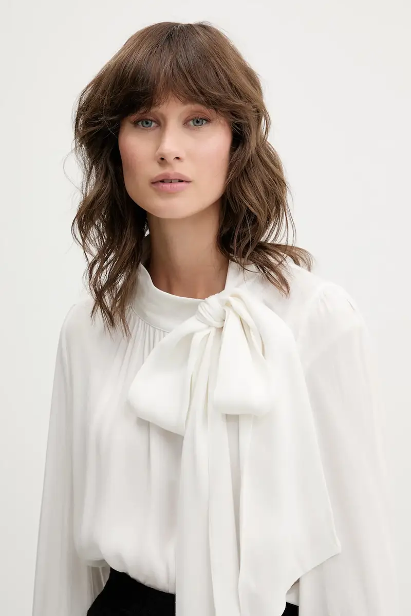 camicetta donna colore beige 50544770 Bianco miniatura 4