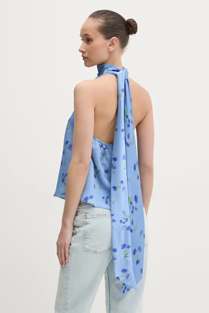 camicetta donna colore blu 50534856 miniatura 3