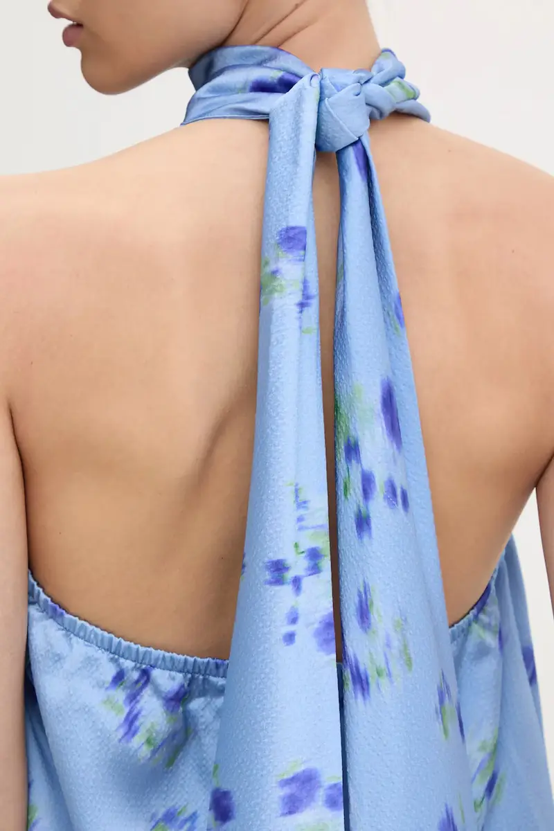 camicetta donna colore blu 50534856 miniatura 5