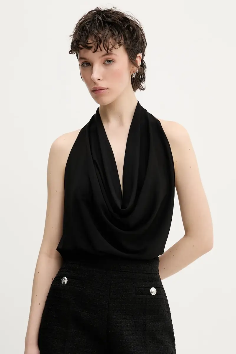 camicetta donna colore nero 50537648