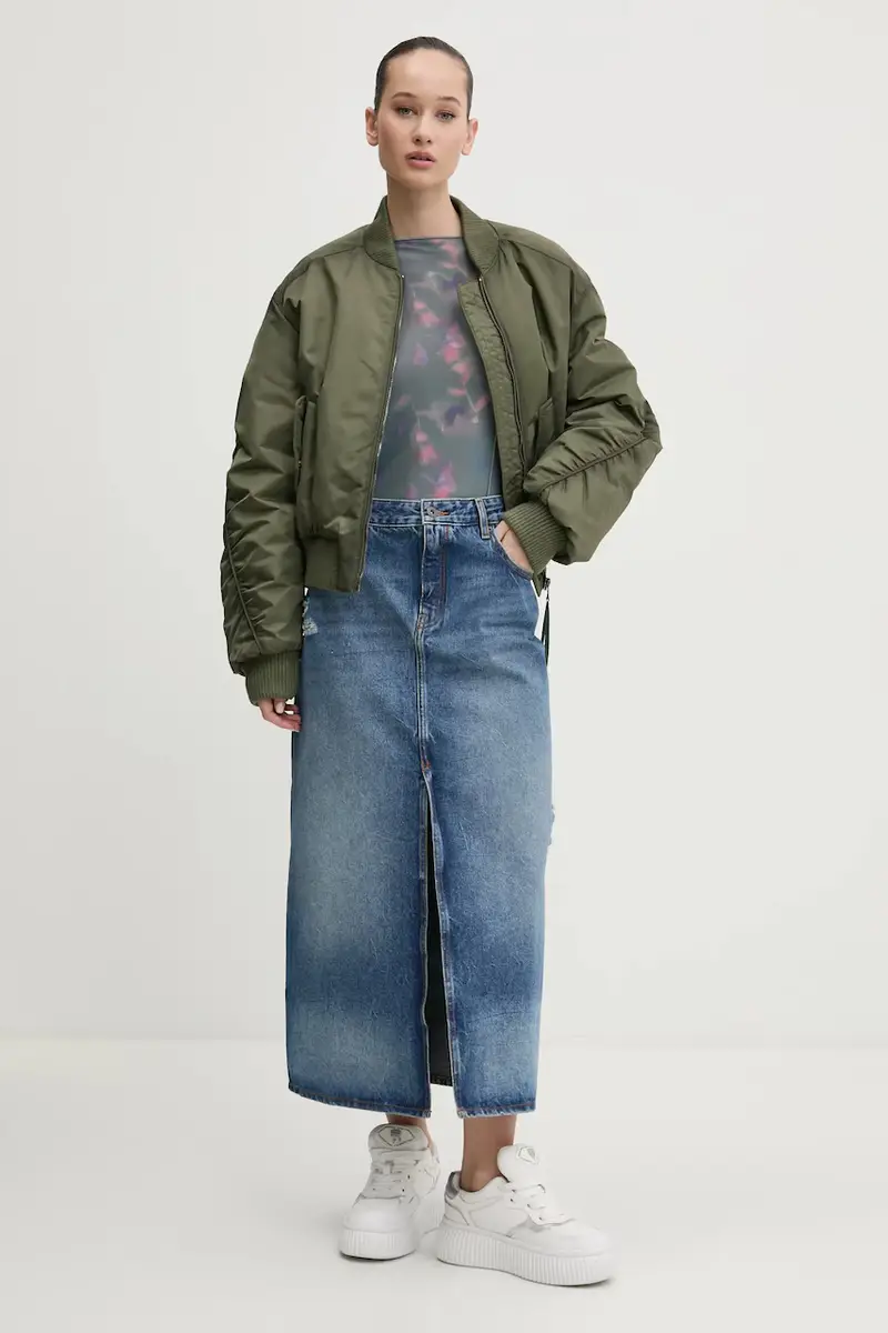 camicetta donna colore verde 50530450 miniatura 2