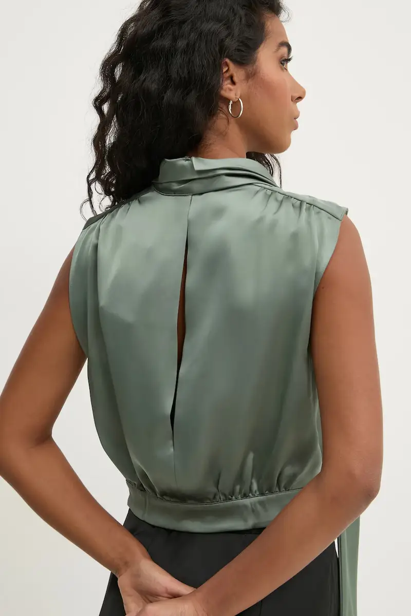 camicetta donna colore verde 50530475 miniatura 3