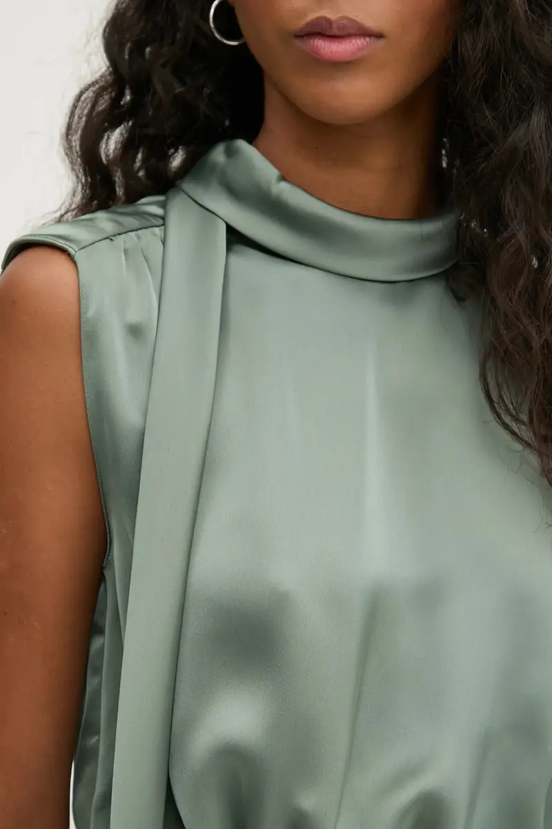 camicetta donna colore verde 50530475 miniatura 5