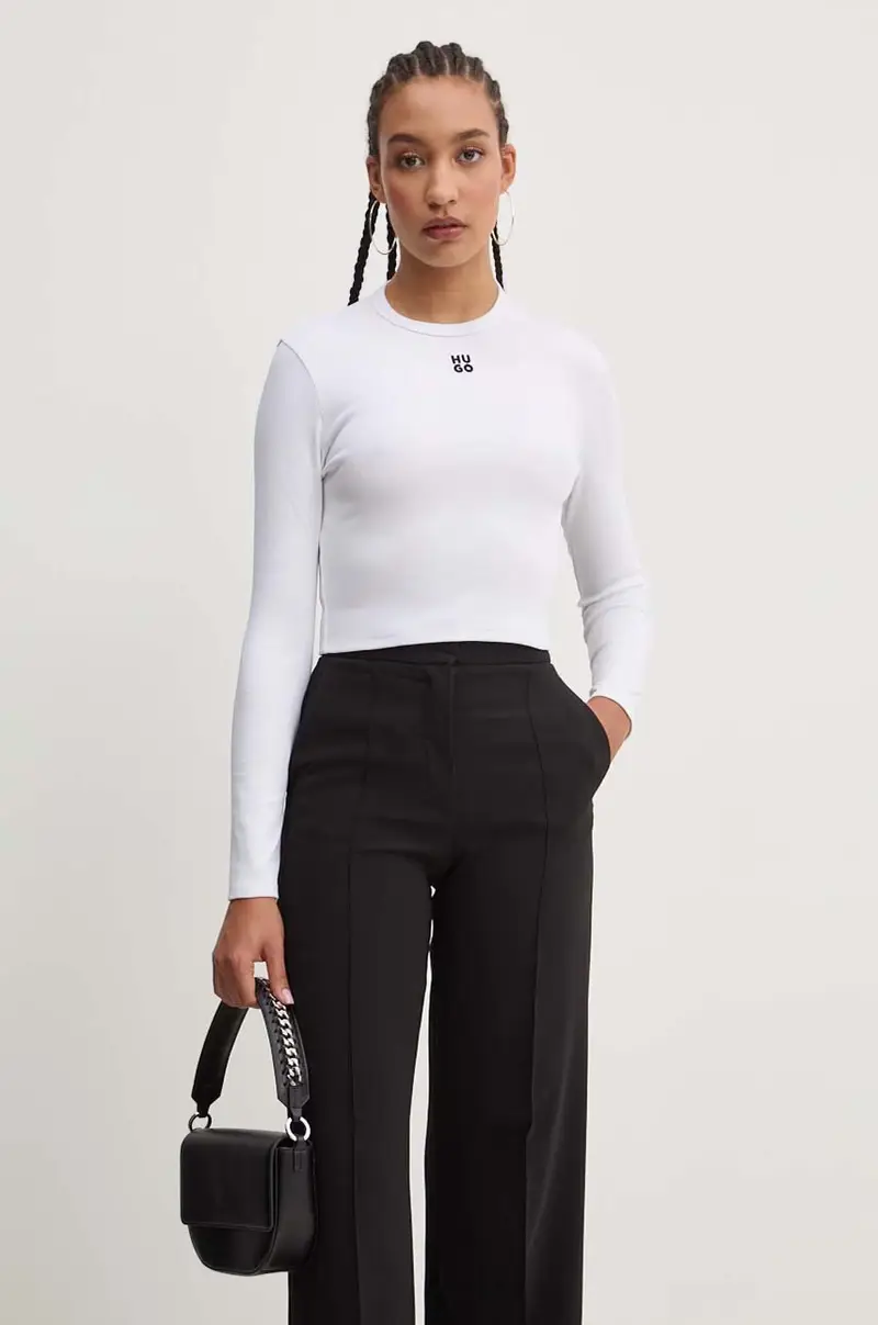 camicia a maniche lunghe donna colore bianco 50518378