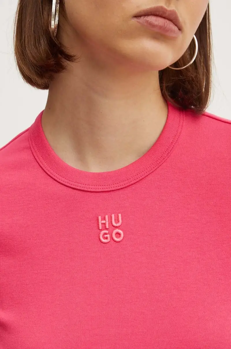 camicia a maniche lunghe donna colore rosa 50518378 miniatura 5