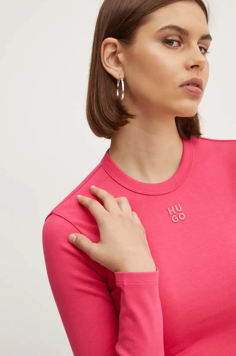 camicia a maniche lunghe donna colore rosa 50518378