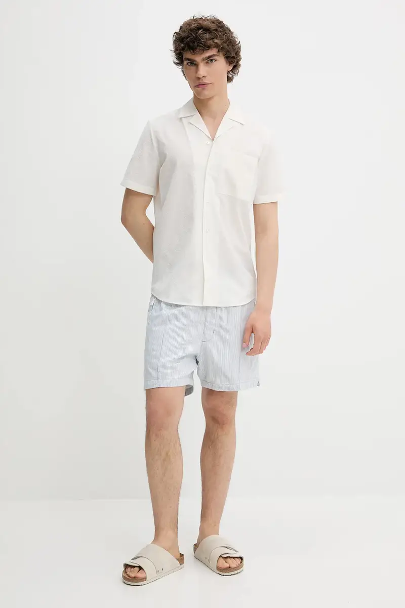 camicia colore beige 50539690 miniatura 2