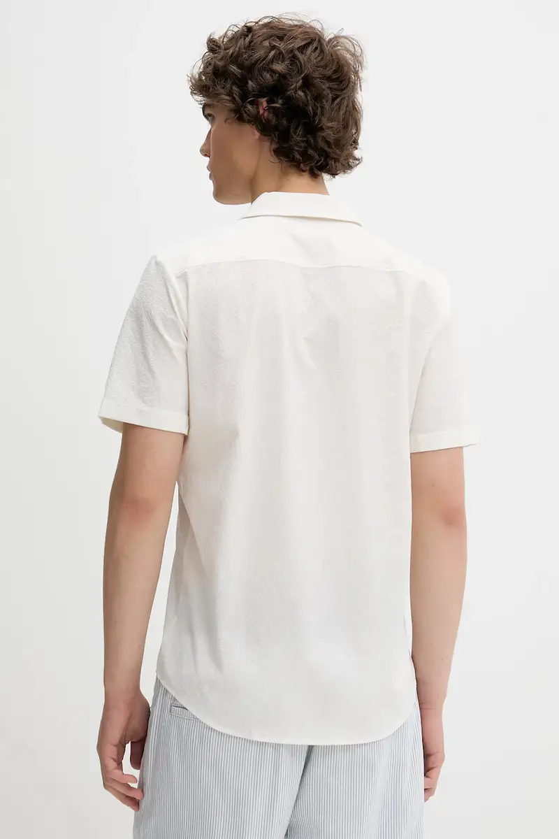 camicia colore beige 50539690 miniatura 3