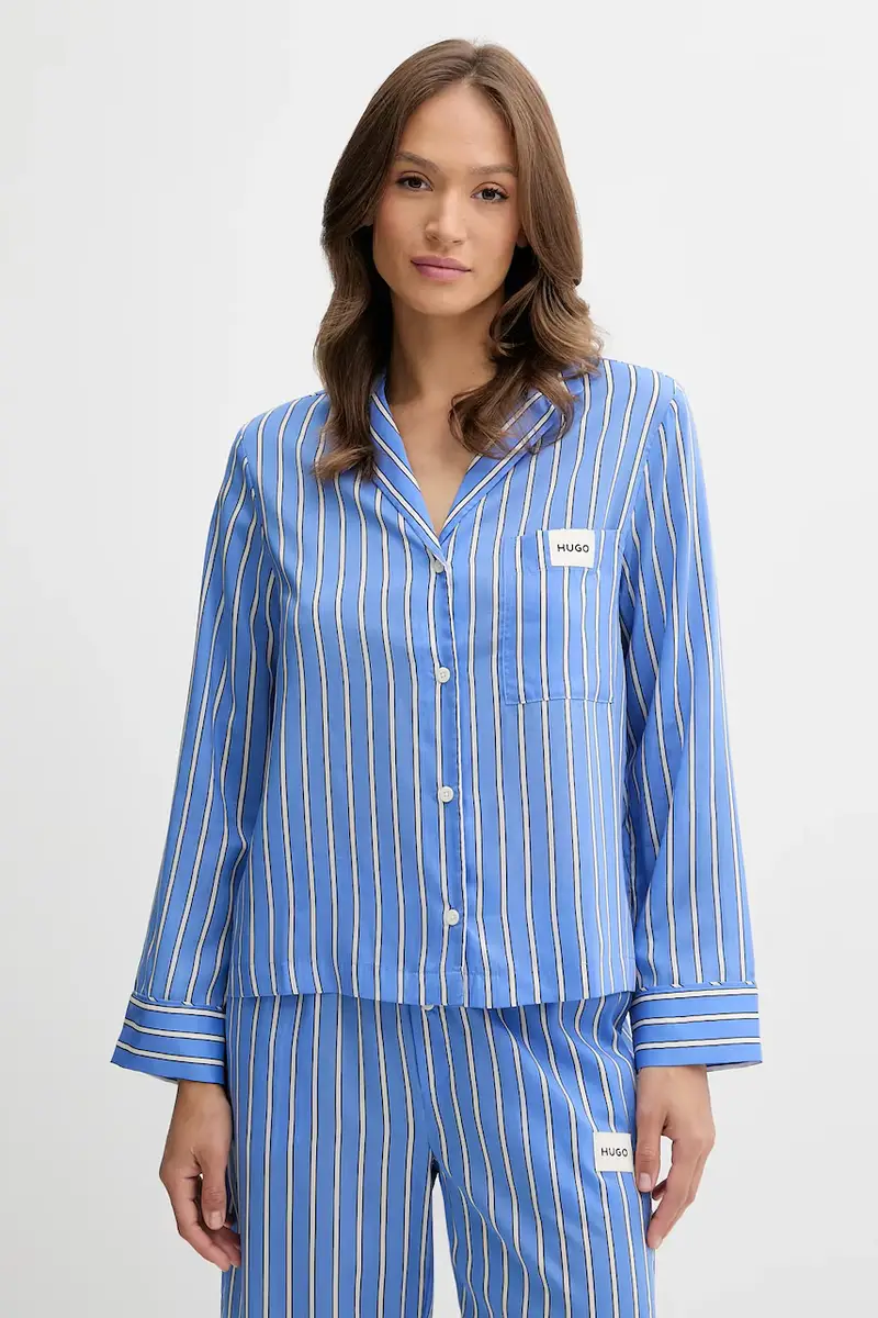 camicia da pigiama donna colore violetto 50544173