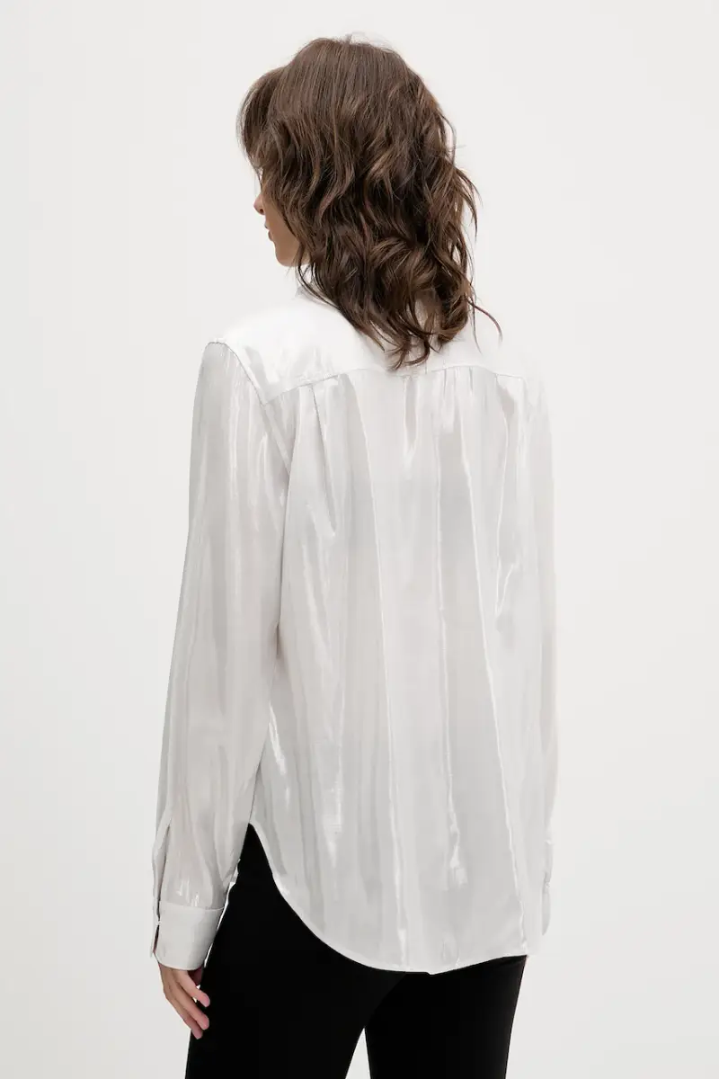 camicia donna colore argento 50548422 miniatura 3