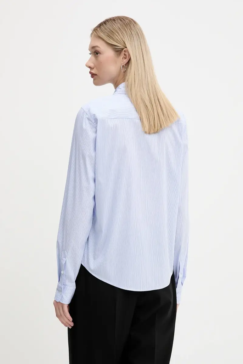 camicia donna colore blu 50544090 miniatura 3