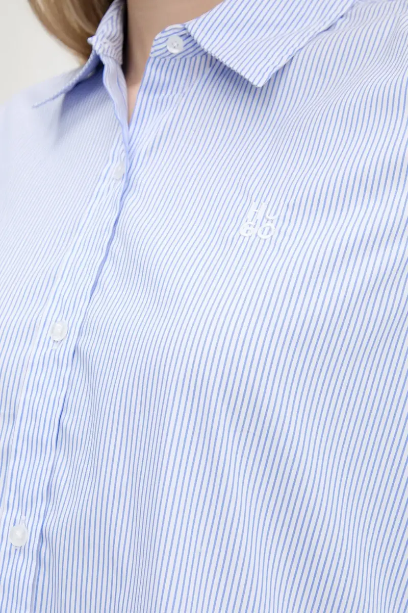 camicia donna colore blu 50544090 miniatura 5